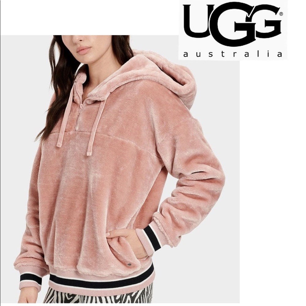 UGG KAILANI SHERPA HOODIE PINK